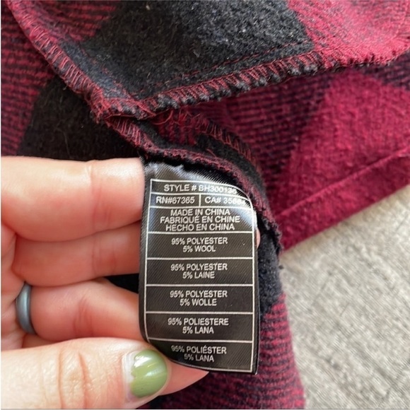 Anthropologie BB Dakota Flannel Jacket Size Small. - Picture 9 of 10